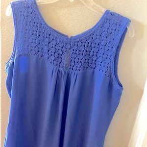 Beautiful purple white house black market top